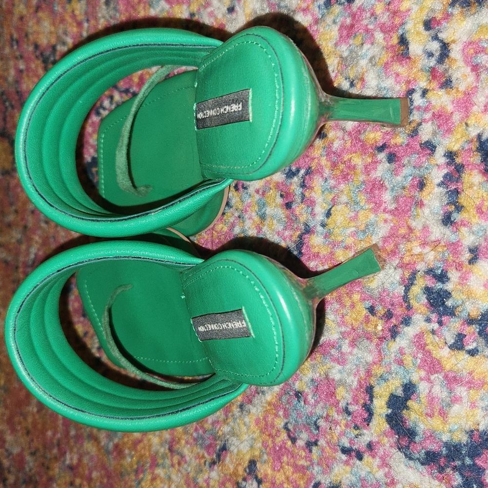 French connection Valerie dress sandals size 6.5 Green. - Picture 4 of 8